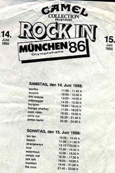 German Tour 1986