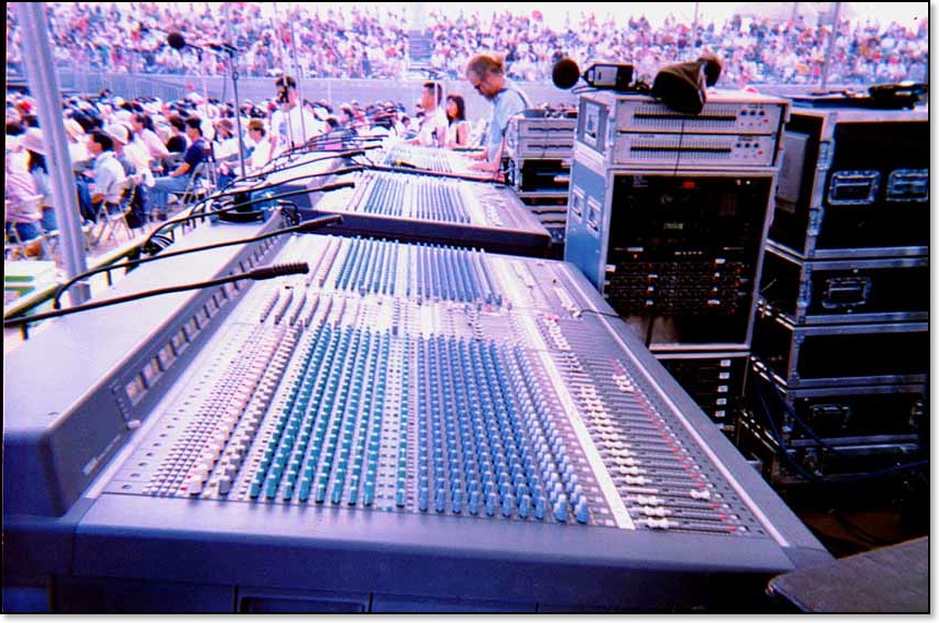 Three YamahaConsoles in Japan