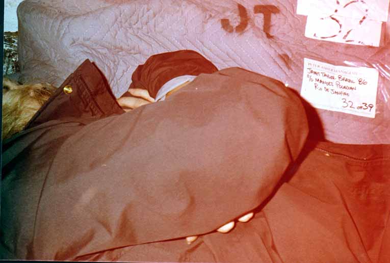 Lonnie Sleeping in Brazil 