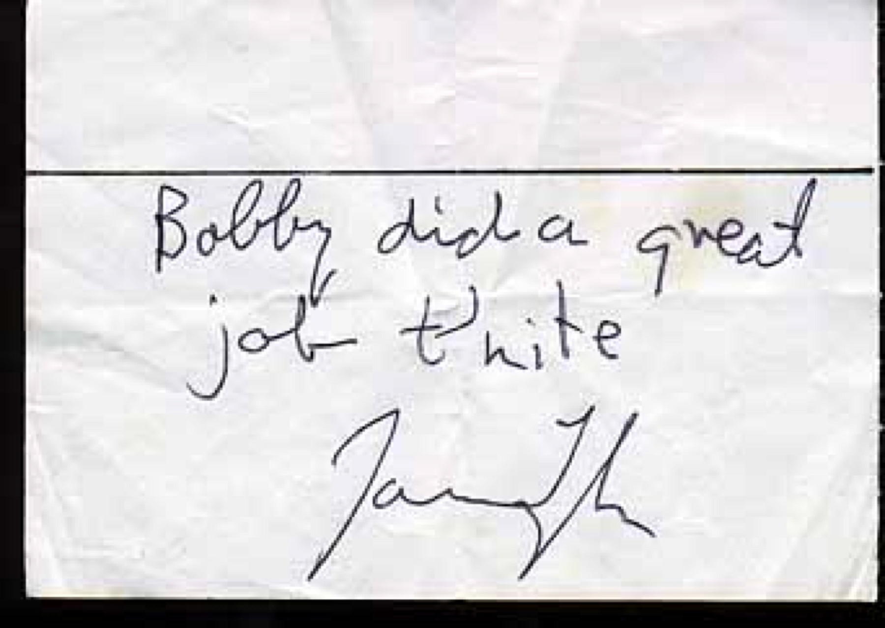 Note from James after my first mix