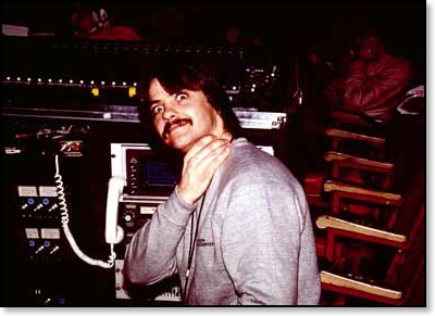 Me Being Silly at at Gig