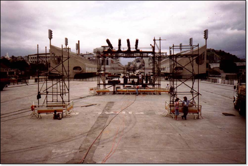 FOH at the Samba Park in Rio